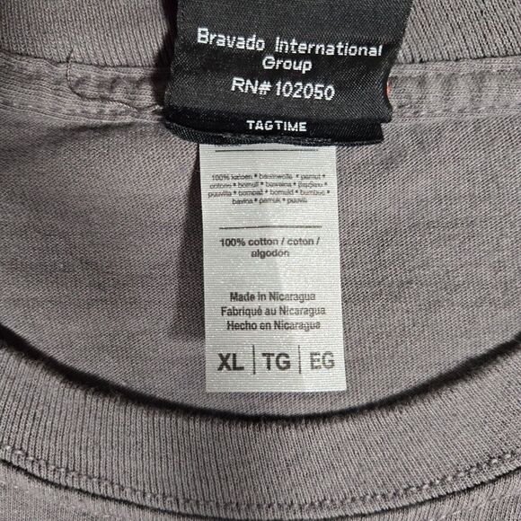 Harley Davidson Shirt Mens‎ XL Gray Skull Military Graphic Tee Biker Motorcycle - Picture 7 of 13